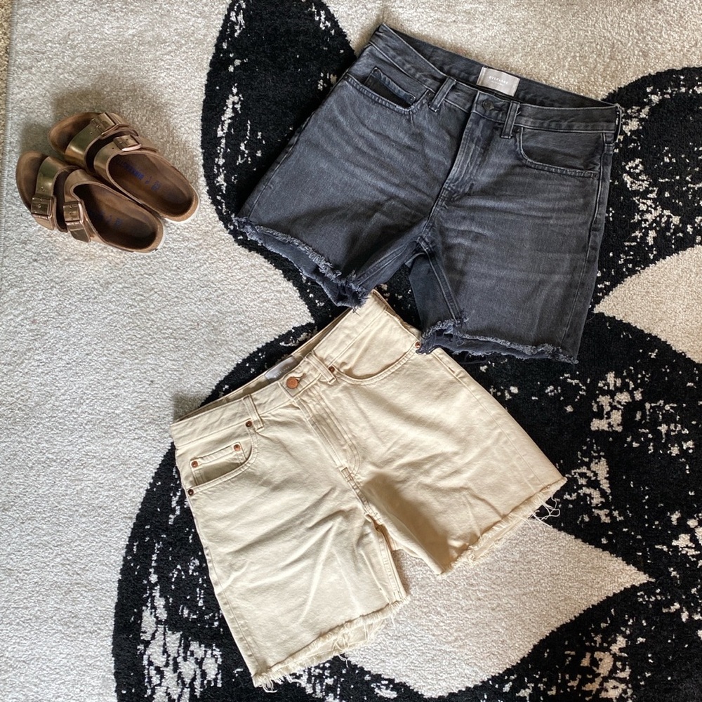 Everlane The Denim Shorts - Two Pairs